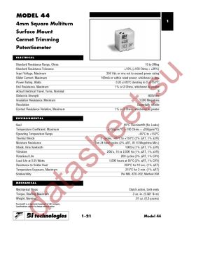 44WR25KTB datasheet  